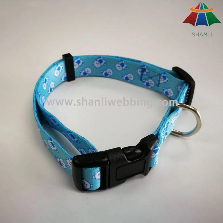 Tamaño M Sublimación Nylon impreso Collar de perro mascota, el Collar