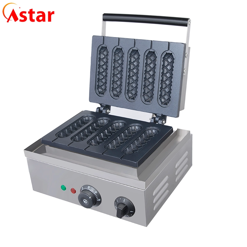 Snack Machinery Snack Equipment Manufacturer Double Plates Biscuit Waffle Maker