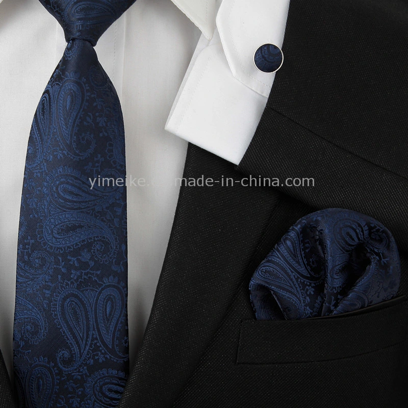 New Trending Paisley Design Fashion Polyester Woven Ties Mens