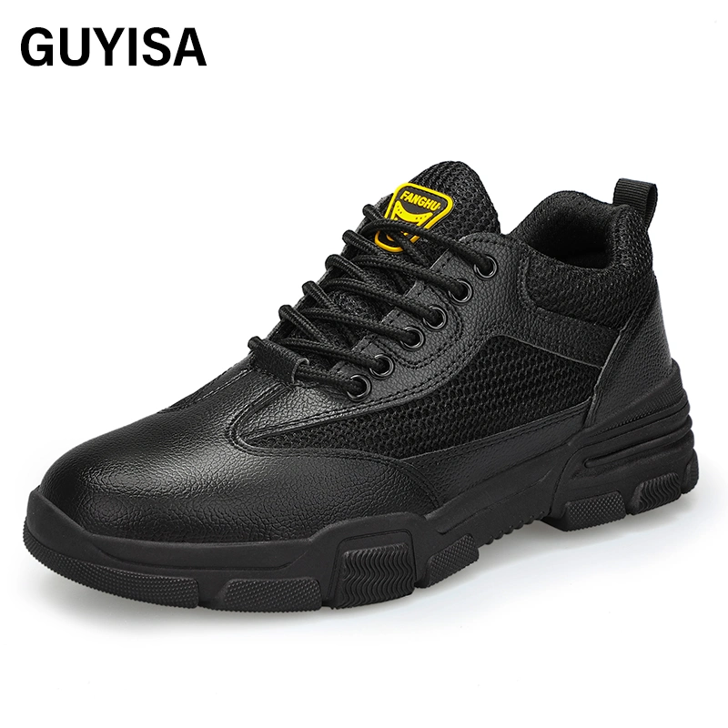 Guyisa Fashion New High quality/High cost performance  Wear Resistant and Folding Work Shoes Light and Breathable Safety Shoes