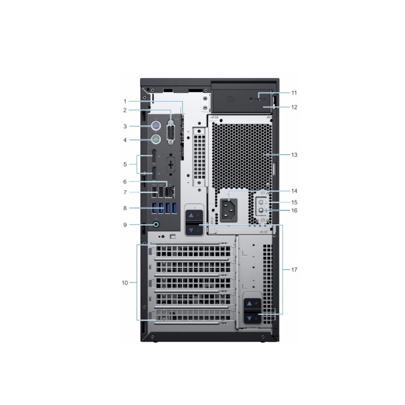 Factory price intel xeon 2224G CPU server poweredge T40 micro tower servidor