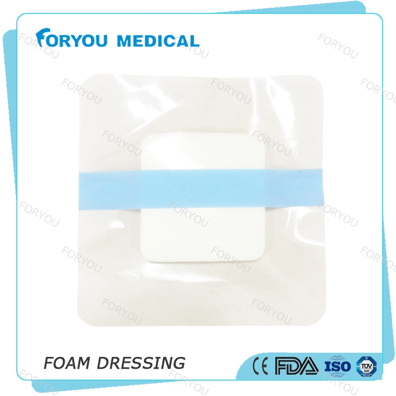 Surgical Wound Dressing Polyurethane Adhesive Foam Dressing 4 X 4 Inch - Sterile