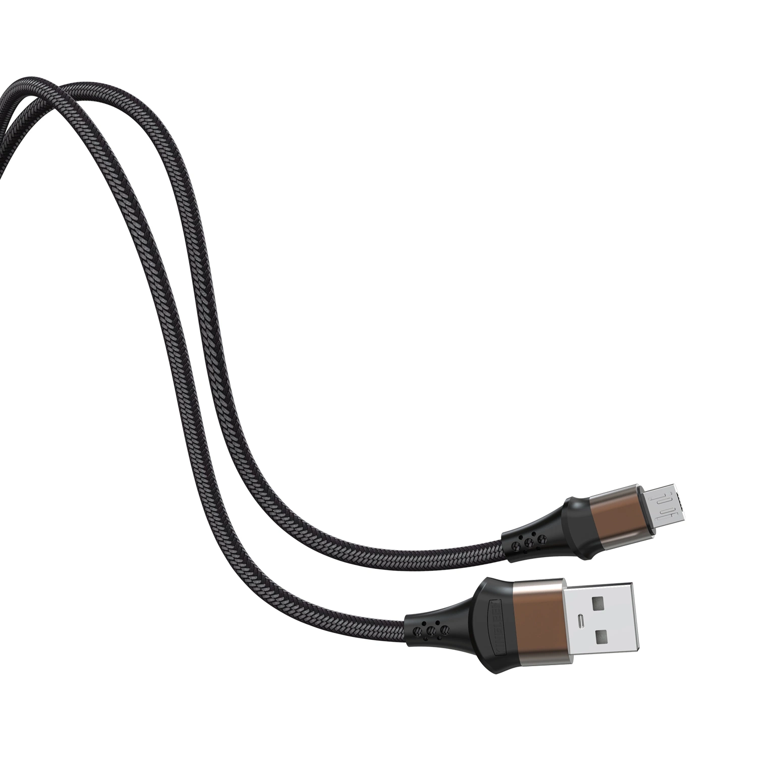 علبة معدنية متينة مخصصة من نوع 1م م من نوع Top Quality Phone كابل بيانات USB ميكرو للشحن المجدول من النايلون