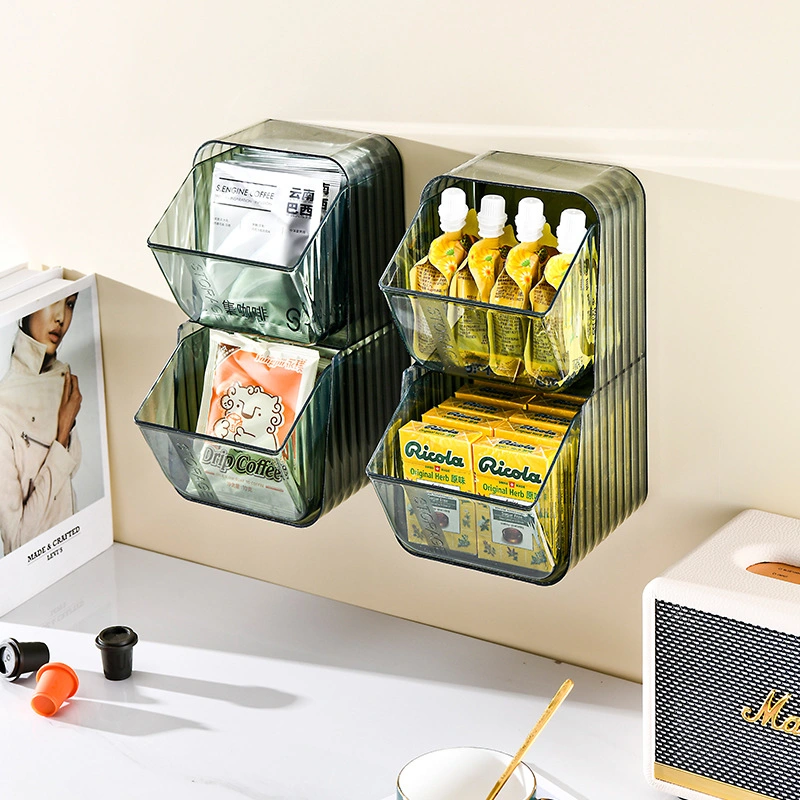 Multi Layer Wall Mounted Storage Box in Office Tea Room