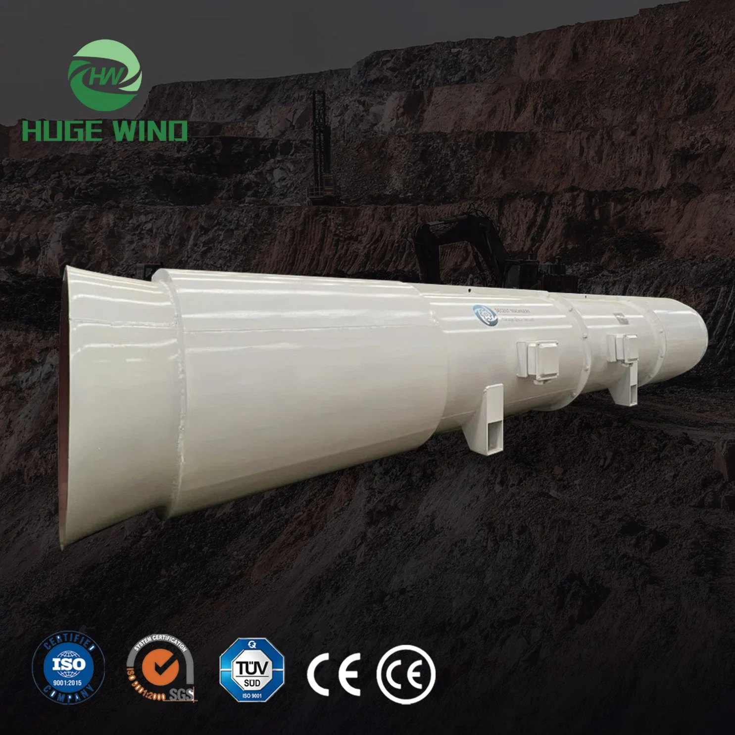 Metal Mine Mine Ventilation Axial Fan Underground Ventilation System Mining Explosion-Proof Fan Underground Mine Ventilation Blower