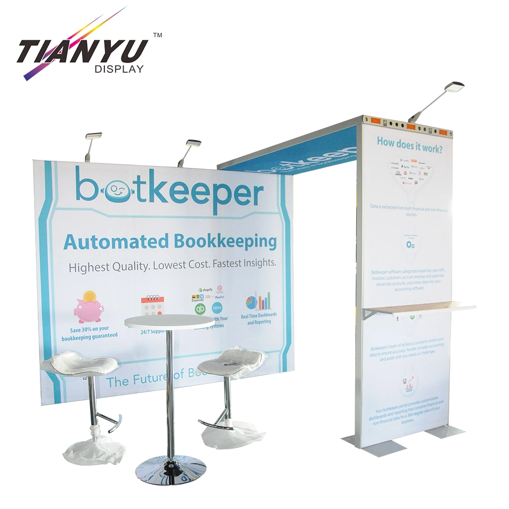 Portable Aluminum Modular Standard Trade Show Exhibition Booth Display Stand