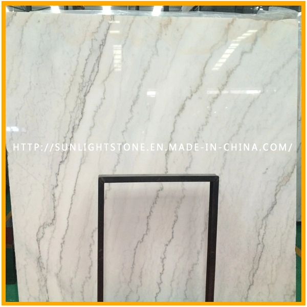 Chinese Carrara White/ Guangxi Rainbow White Stone/ Marble Slabs