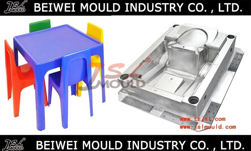 Высокое качество системы впрыска пластика Kid стул и стол пресс-формы