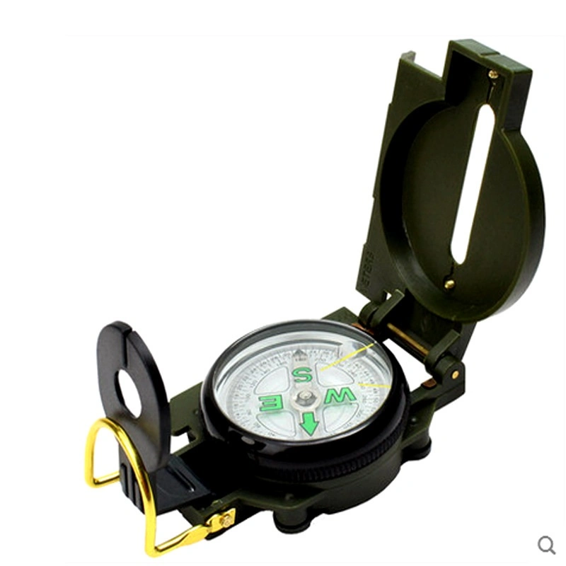 Multifunctional Mini Folding Lens Compass - Waterproof Compass for Outdoor Sports Camping Climbing Hiking Survival Tool Esg16618"