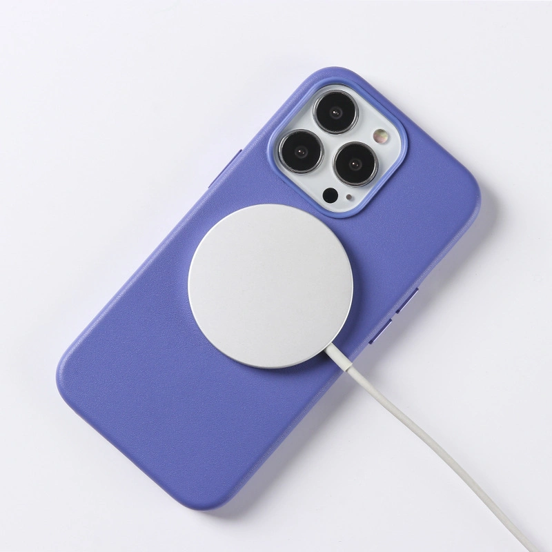 Популярные продажи оригинальные аксессуары для мобильных устройств MagSafe с кожаными ячейками для анимации Чехол для телефона для iPhone 12 13