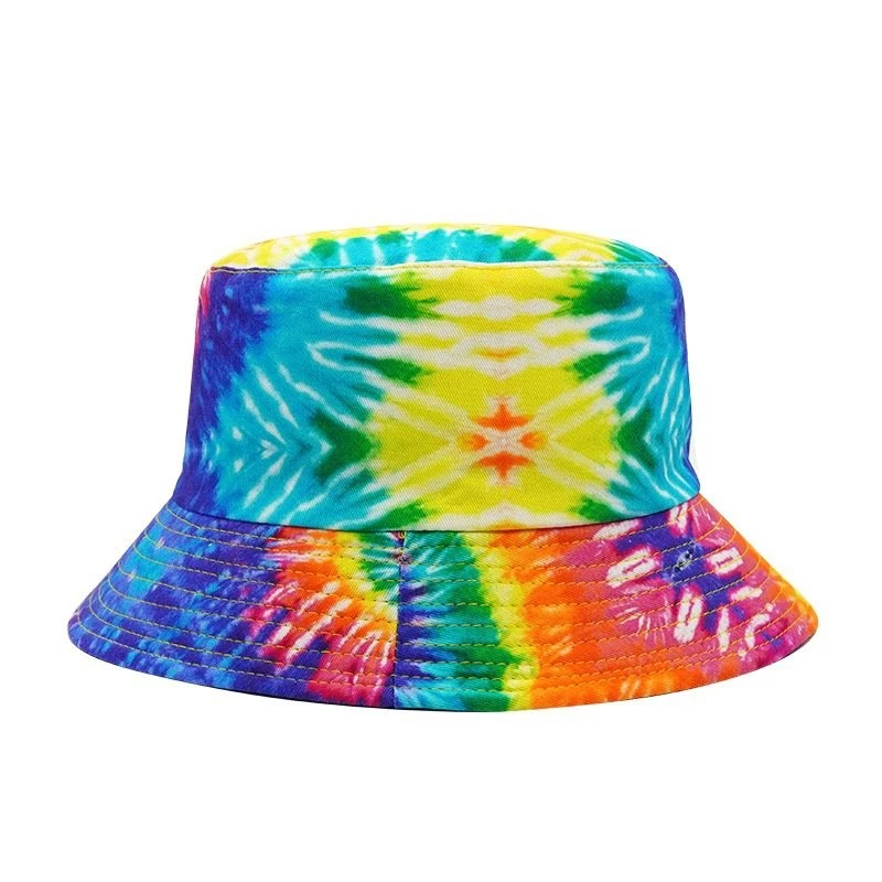 Prix d'usine Logo personnalisé tie dye Fashion tie dye godet Cap Hat