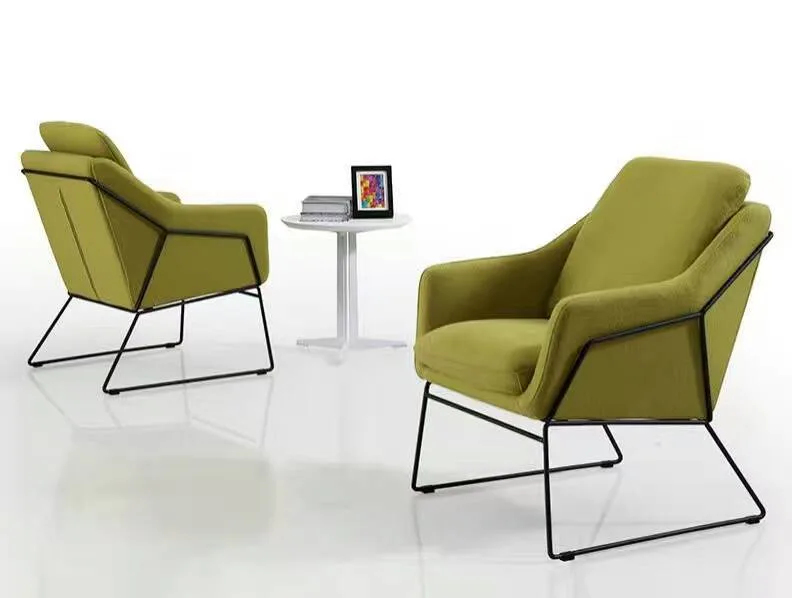 Shaneok Mobilier de bureau moderne Chaise de bureau en tissu rembourré Chaise de loisirs
