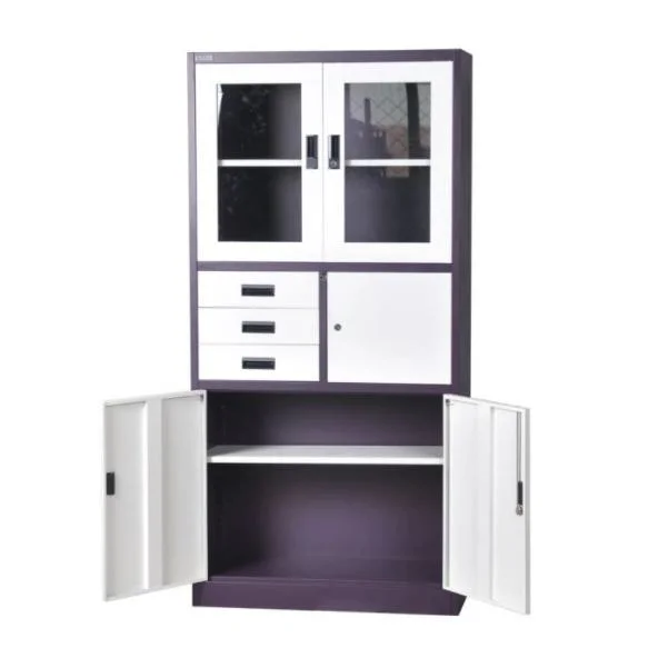 2 Door Gym Cabinet Locker Used Metal Steel School Locker for Sale Manufacture Supplier Factory