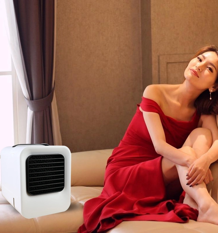 Mini portable refroidisseur à air avec la vitesse de ventilateur réglable à la batterie intégrée et l'anion