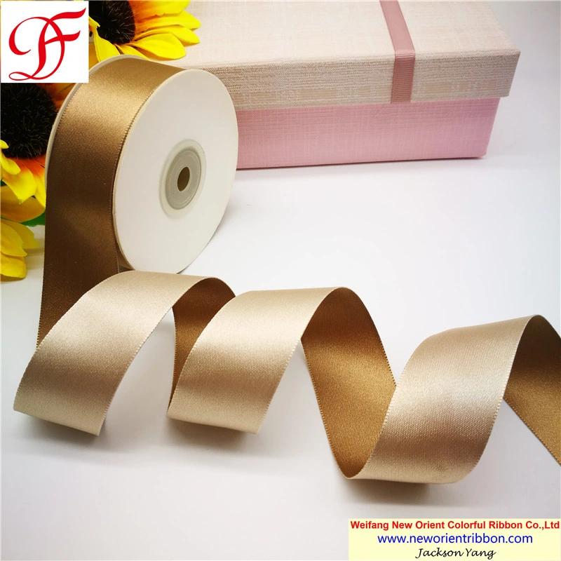 Factory Wholesale/Supplier Customized/OEM Two-Color/ Bicolor Double Face Satin Ribbon for Bows/Decoration/Wrapping/Gifts Packing