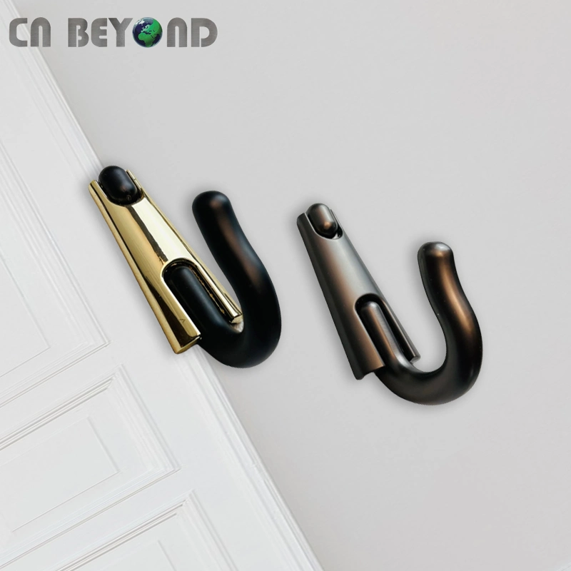 White/Black/Gold Metal Hardware Wall Hanging Over Door Coat Rack Hat Hooks