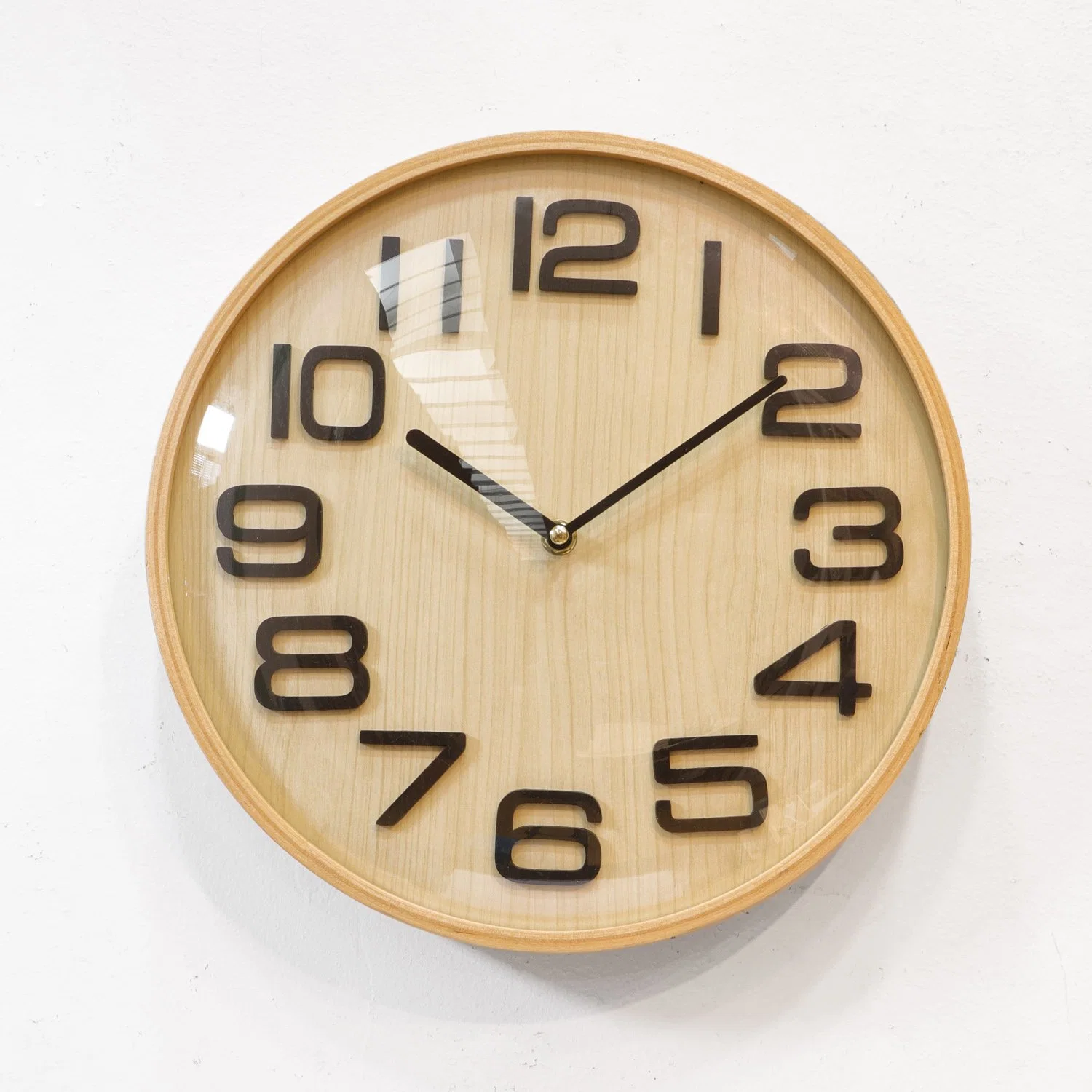 Relógio de parede de madeira de venda quente para presente de promoção com o logotipo personalizado