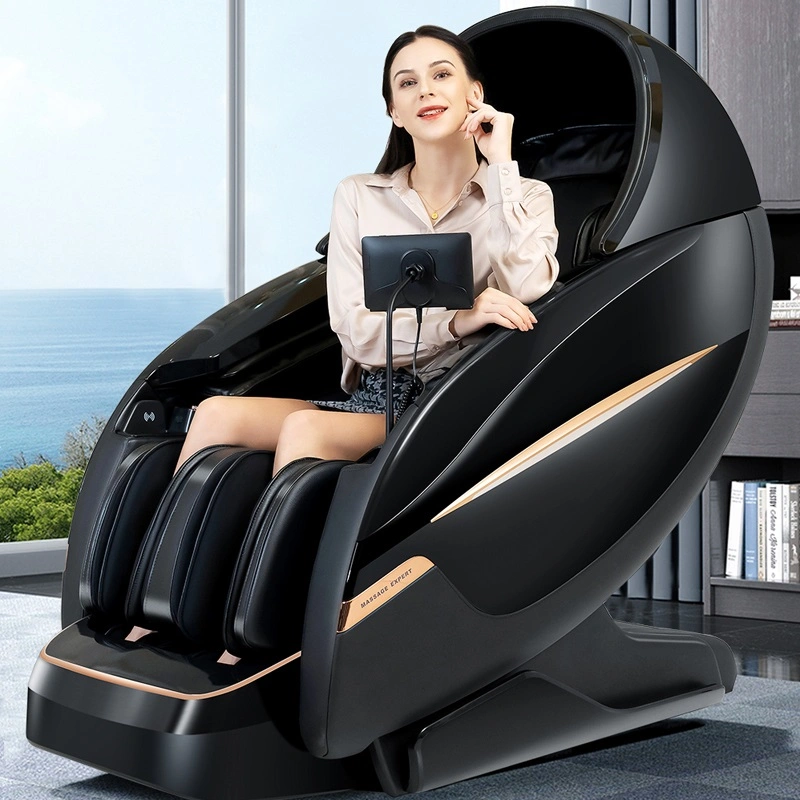 Best Luxury Sleep Aid Electric Shiatsu Zero Gravity 4D Body Massage Chair with Hood