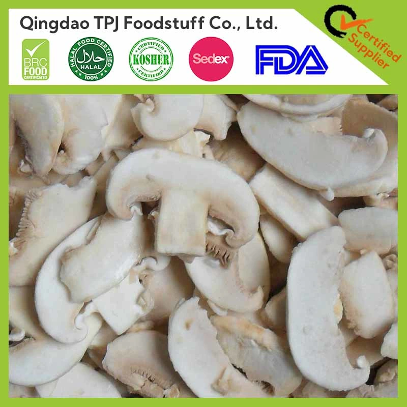 Exported China Manufacturer Frozen Sliced Mushroom