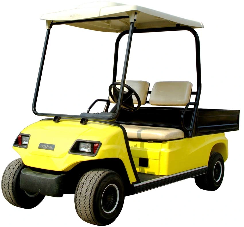 Electric Golf Cargo Truck Car 2 Seaters Electric Golf Car with Cargo Box