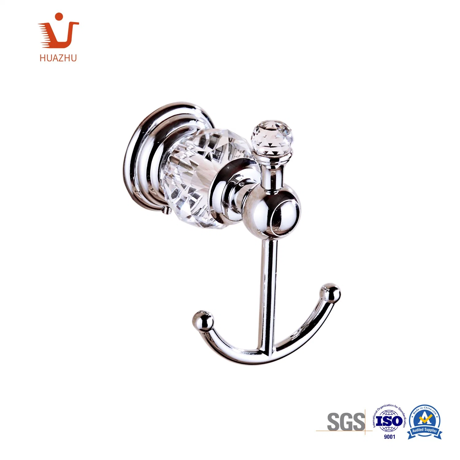 Modern Design Wall Mounted Towel Hook Zinc Alloy+Ss201 China OEM Factory