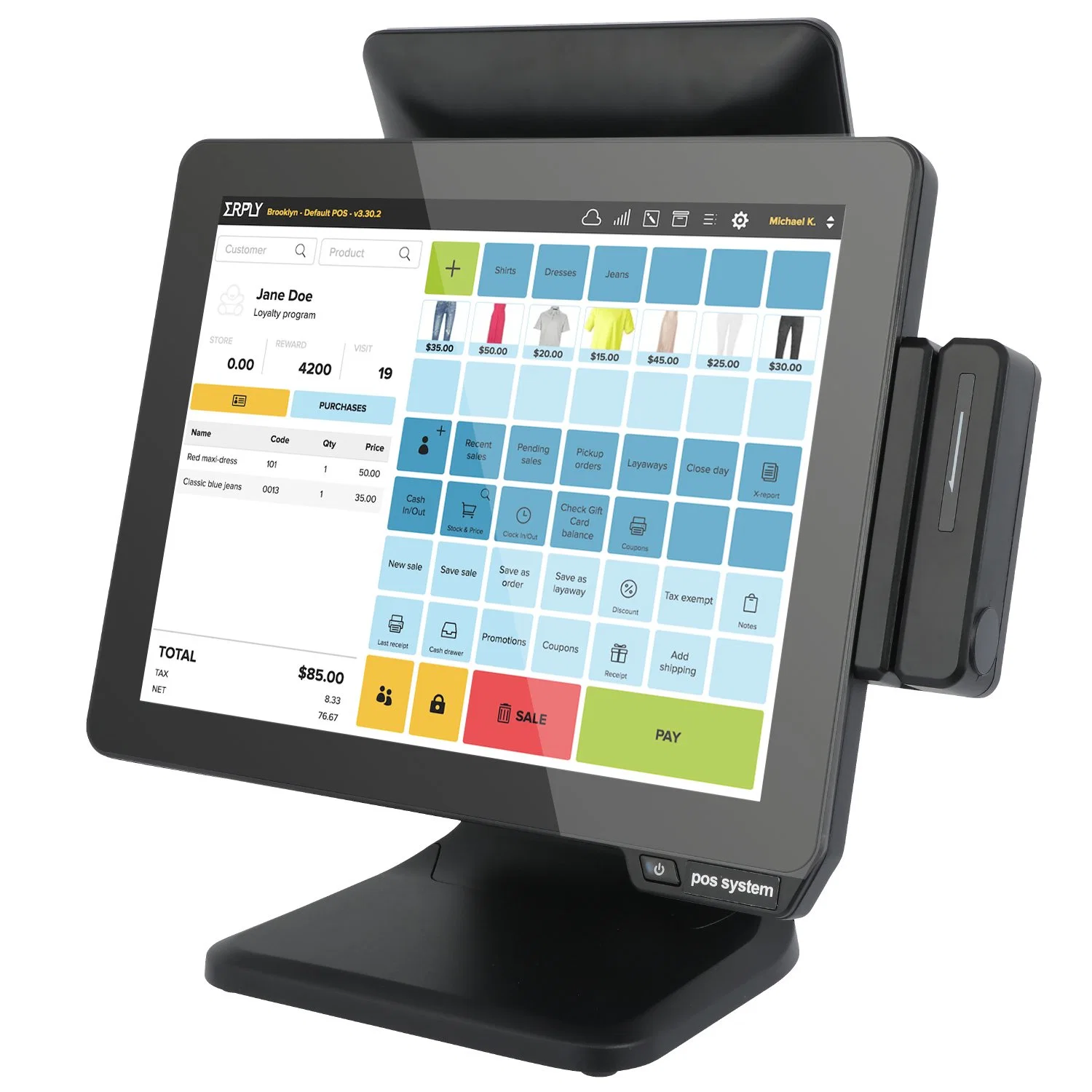 Smart Design Touch Point of Sales Restaurant Point of Sale System (s)