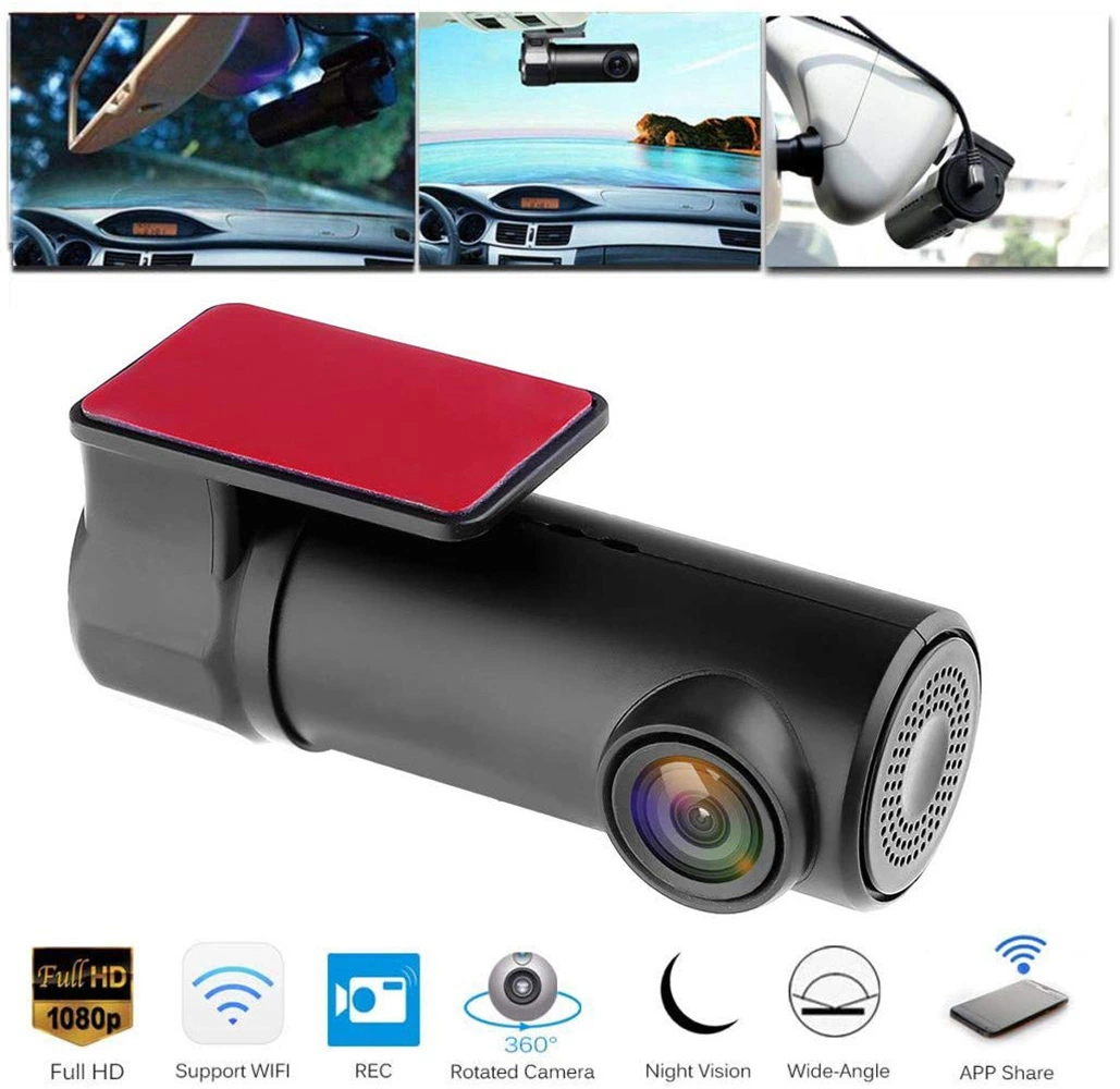 Tableau de bord de voiture Mini DVR WiFi caméra vidéo de vision nocturne Enregistreur Wbb12909