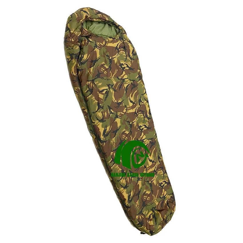 Kango Waterproof Army Style Camp Camouflage Reserve Emergency Green Military Style Sleeping Bags Winter Troops Style Relief Camping Bag