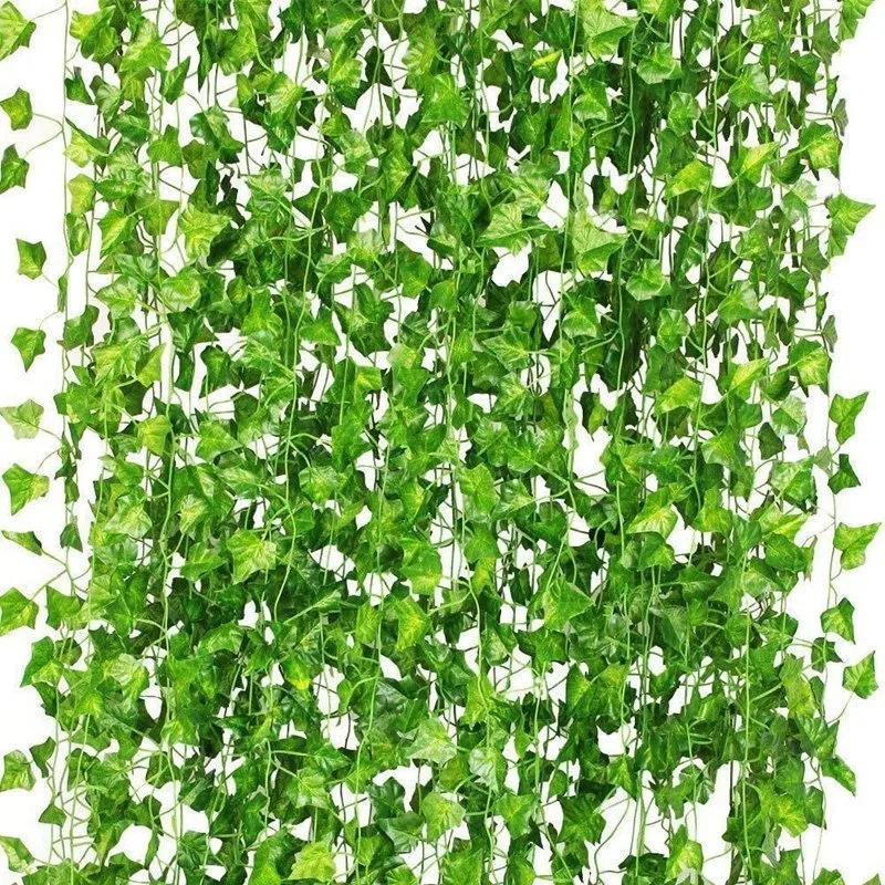 36PCS Artificial Plants of Vine False Flowers IVY Hanging Garland for The Wedding Party Home Bar Garden Wall Decoration