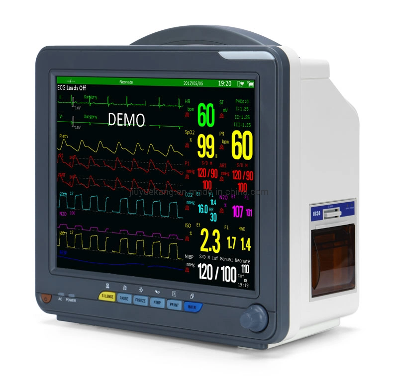 Monitor neonatal, la UCI Monitor invasoras