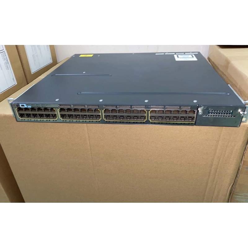 WS-C3750X-48T-L Network Switch 3750-X Series Switches Are An Enterprise-Class Line of Stackable Switches 48 Port Data LAN Base With 2 Power Suppies