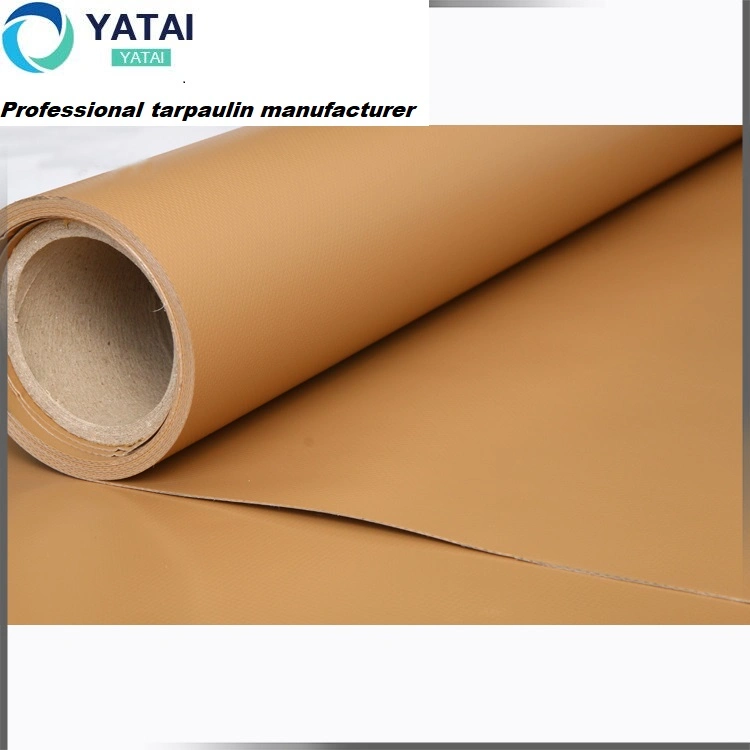 Tela de PVC poliéster de PVC resistente a las llamas Tarpaulin recubierto laminado Para cubiertas de camiones y estructuras de sombra