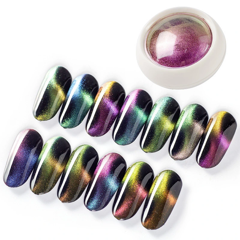 Magic Mirror Powder 0.2 Grams Colorful Magnetic Optical Color 9d Nail Powder