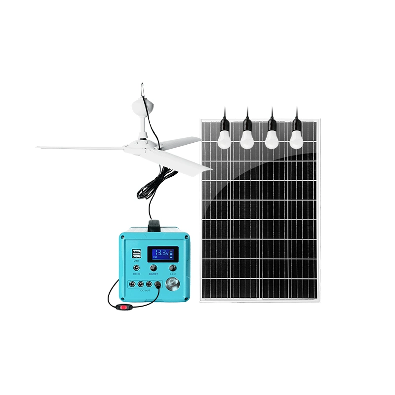 Mejor vendedor Luz de emergencia Inicio Power Panel antorcha pequeña Solar Kit de sistema Camping Linterna Banco de energía para teléfono móvil