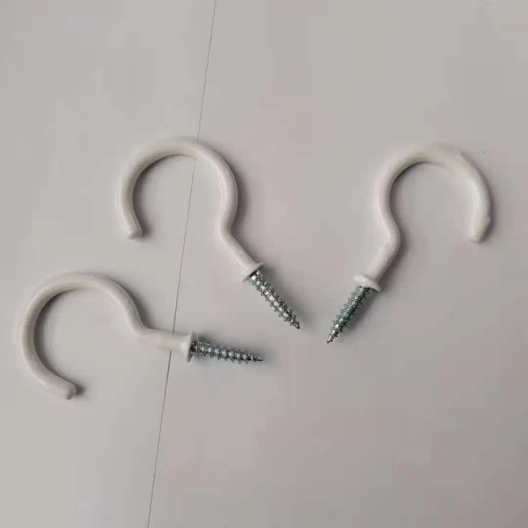 Customized Wholesale/Supplier Screw Eye Cup Hooks Self Tapping Screw in Hanger Eye Shape Ring Hooks