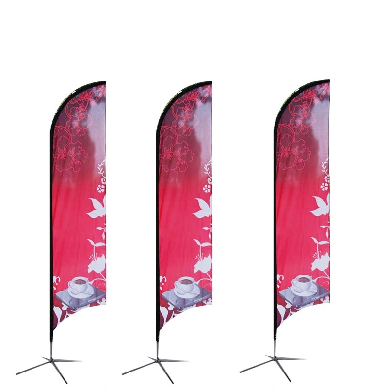 Ausstellung Messe Strand Banner Display Custom Feather Flagge Werbung