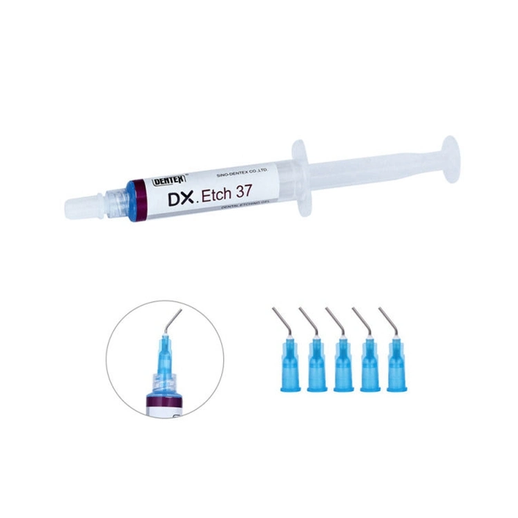 DX. ETCH Dental 37 azul Gel de grabado ácido fosfórico en Odontología