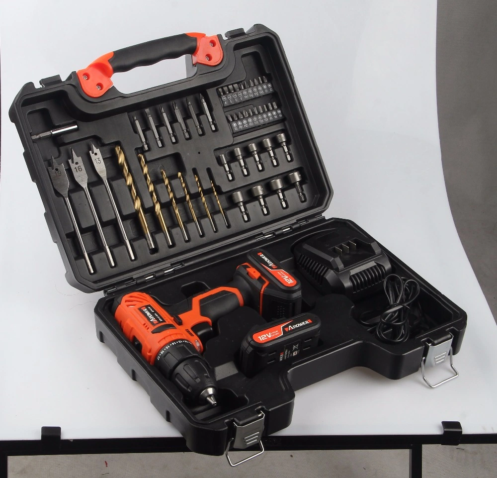 Fixman Electric Tools 12V 47PCS Lithium Power Cordless Drill Set