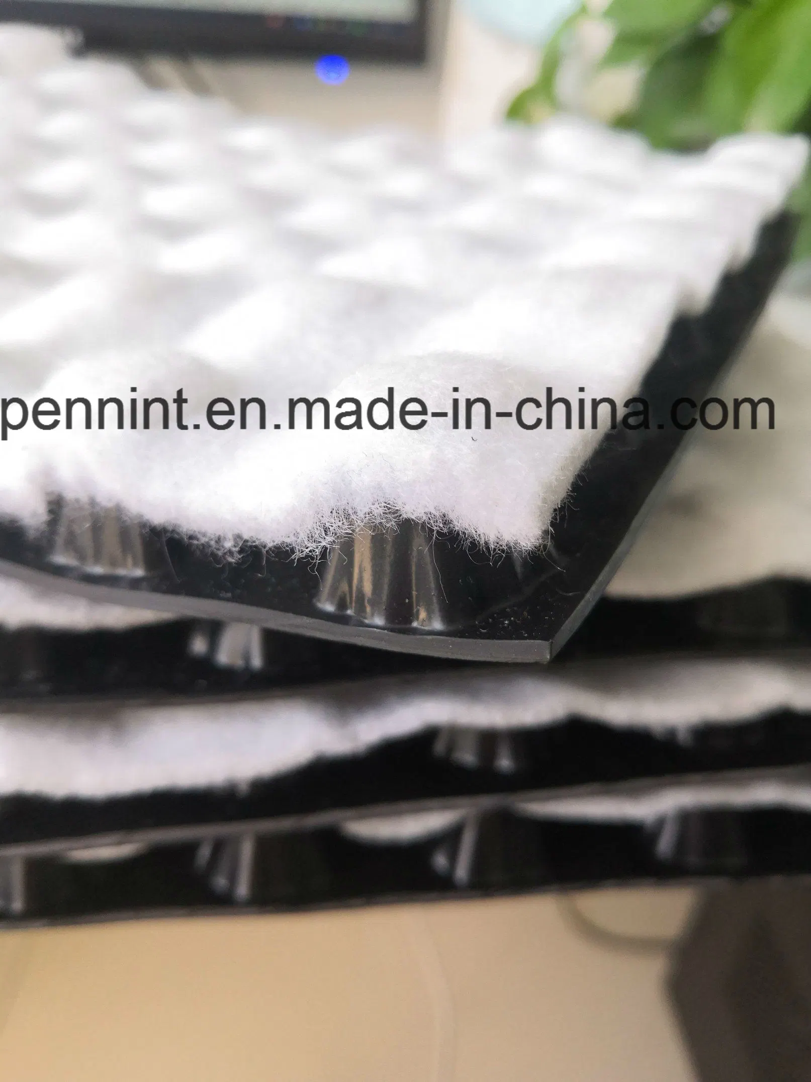 Plastic Single Side Dimple Green Roof Drainage Board with Geotextile