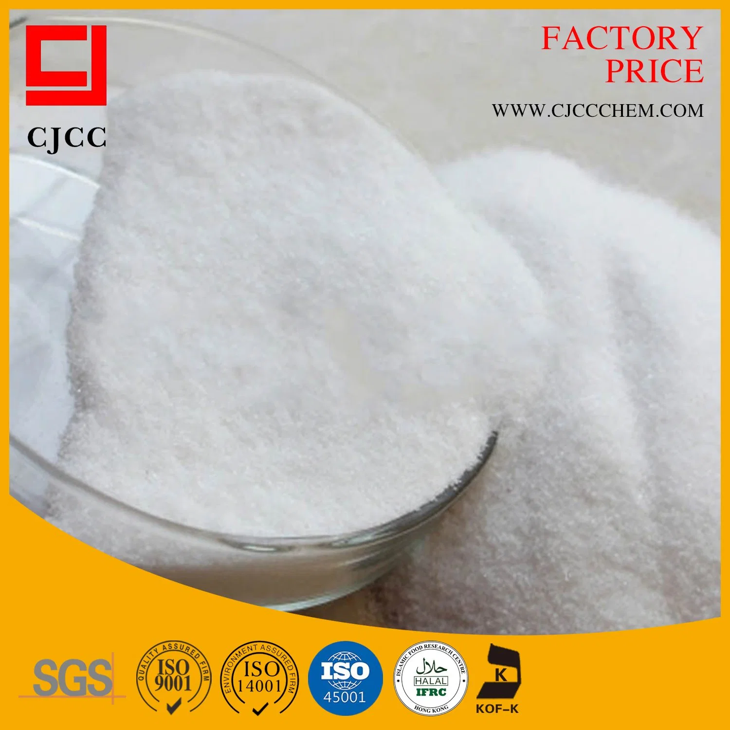 High quality/High cost performance  Factory Price White Granular Cationic PAM Polyacrylamide for Processing Plant Waste Water Treatment