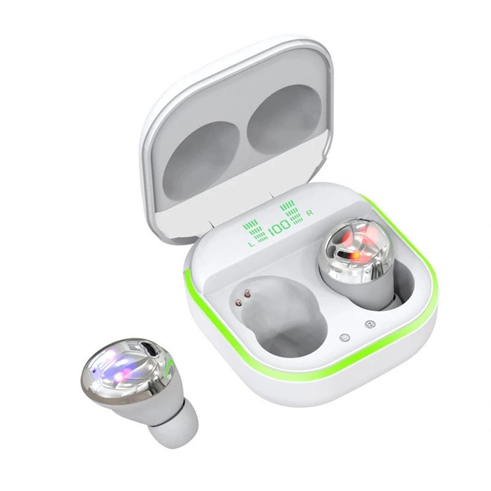 S190 Stereo Wireless Earphone LED-Display Ladebox Bluetooth Headset