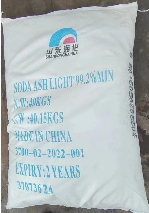 Marque de Haihua carbonate de sodium léger Soda Frêne/Soda Frêne léger industriel Grade