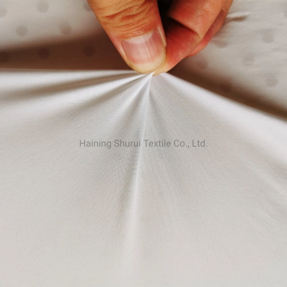 85% Nylon and 15% Spandex Knitting Plain Fabric for Pillow Cover