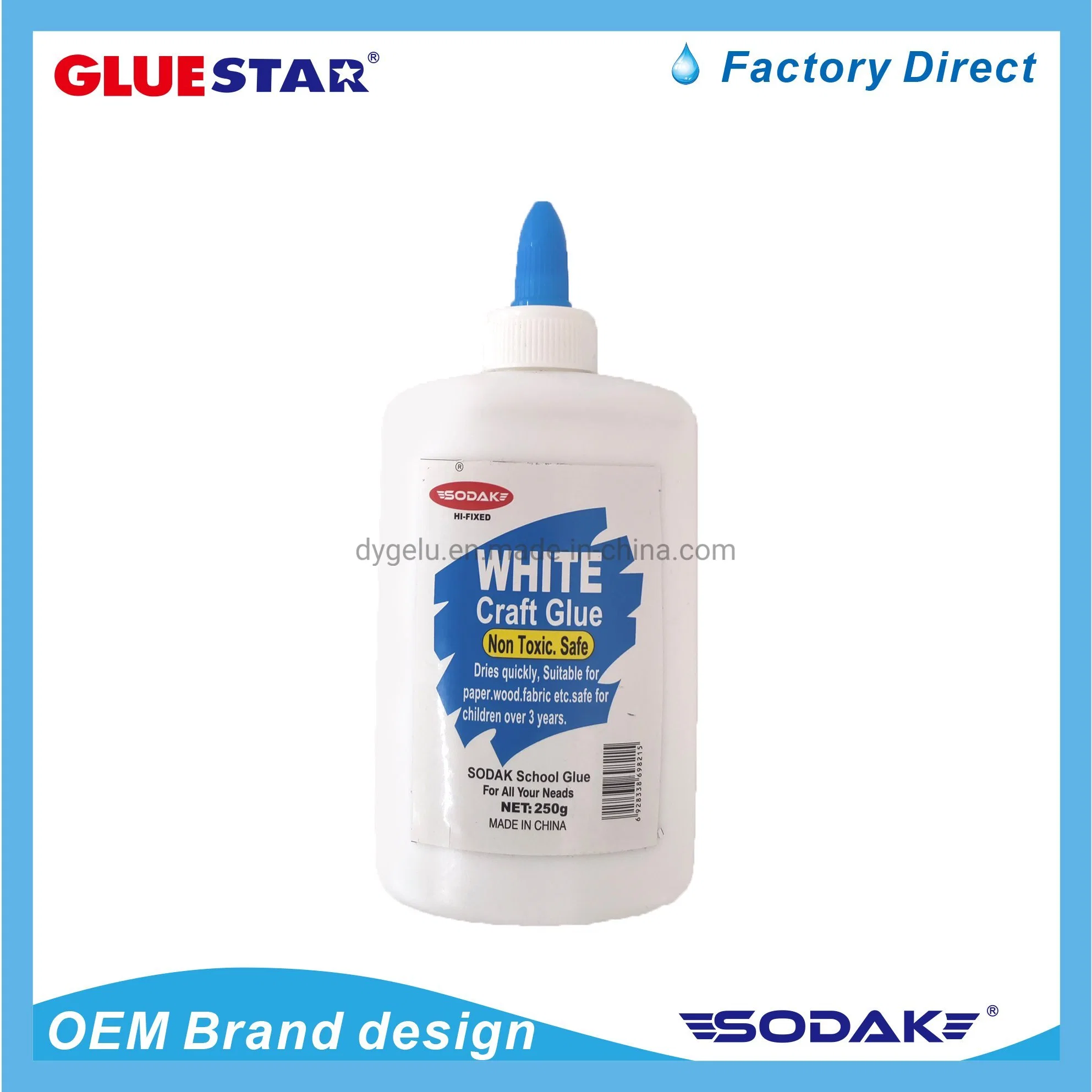 2022 Best Selling Washable 40ml White School Glue for Quilling Crafts