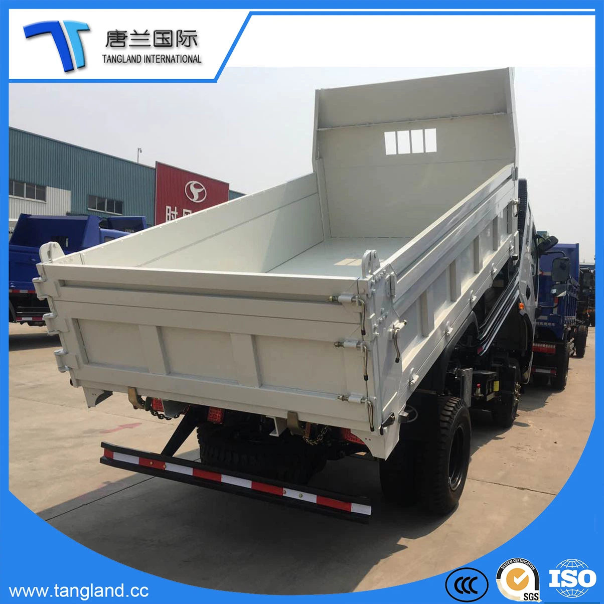 4-6toneladas Dump/Light/Mini/Pequeno/Tipping/Tip/Tipper/Self Dumper/dumping/Trucks com motor Weichai