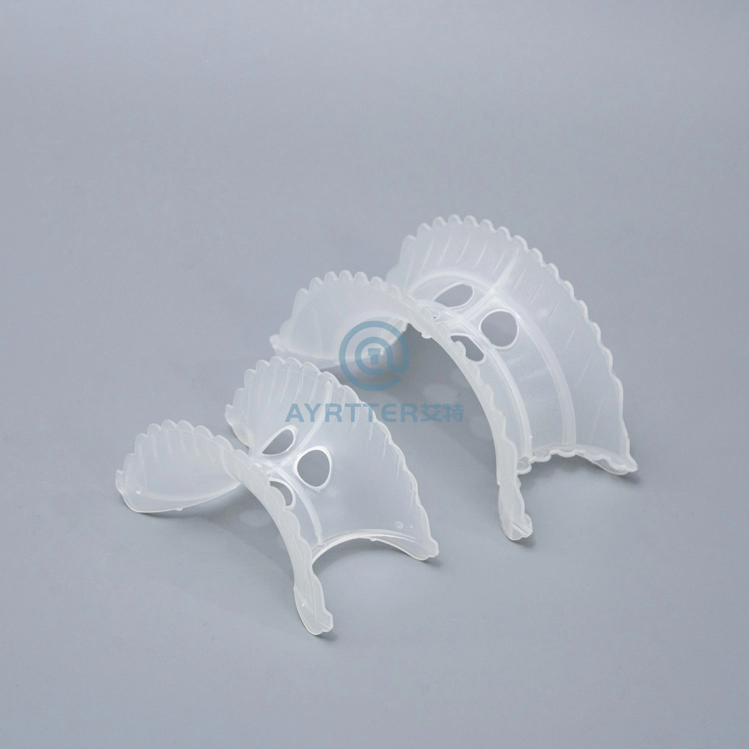 Random Packing PVDF Plastic Super Intalox Saddle Ring for Oil Refined Extraction