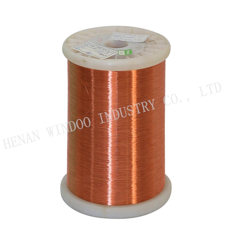 0,02mm 2uew 155 aluminio esmaltado de cobre de unión de aire caliente Cable ECCA