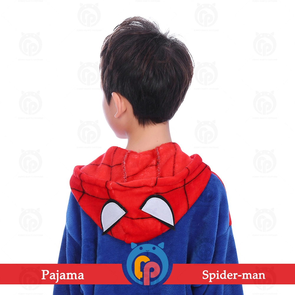 Wholesale/Supplier Unisex Cartoon Spider-Man Cosplay Pajamas for Kids