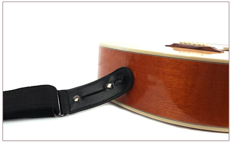 Durable Leather Head Acoustic Guitar Strap for Stringed Instruments