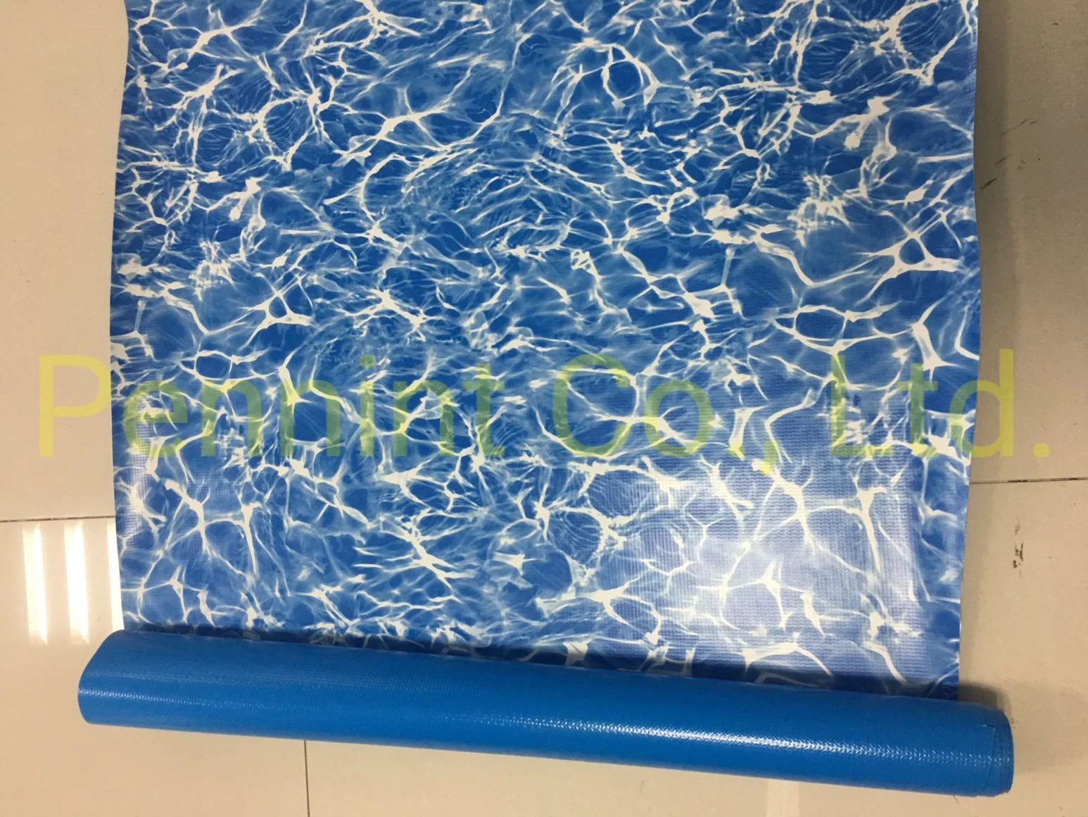 Blaue PVC-Pool Liner